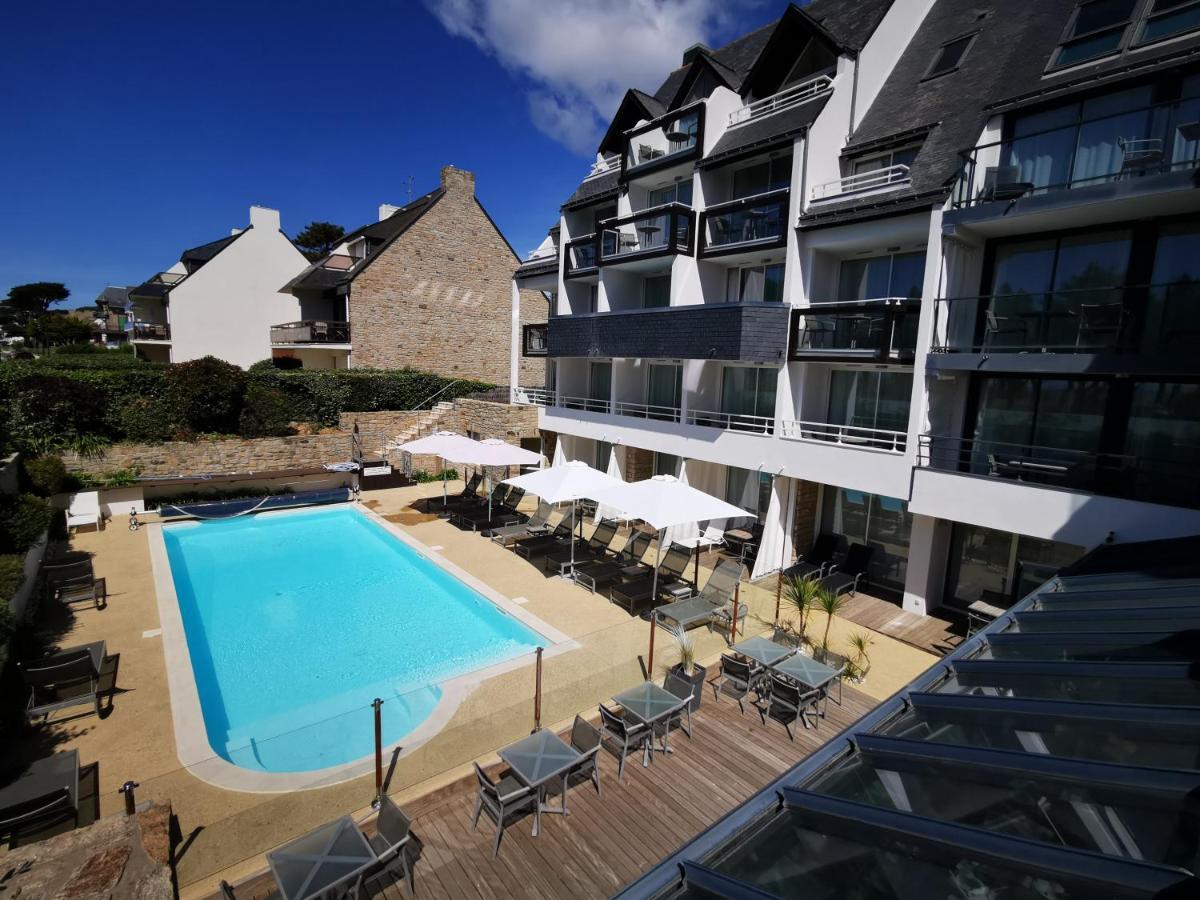 Le Churchill Hotel & Spa Carnac Exterior foto