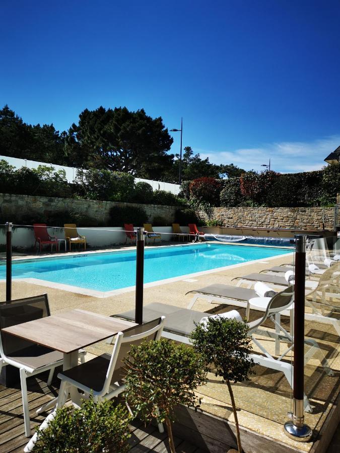 Le Churchill Hotel & Spa Carnac Exterior foto
