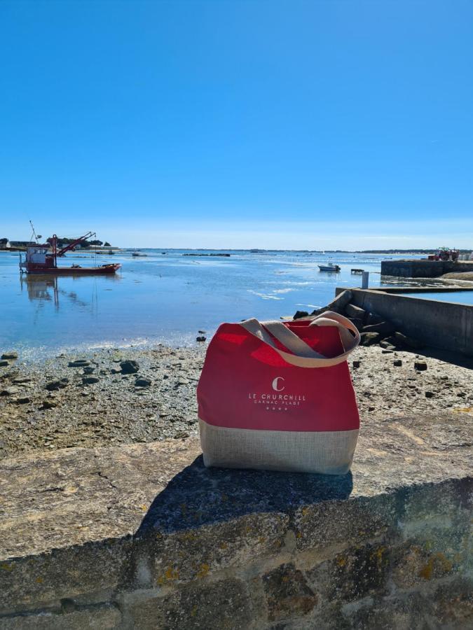 Le Churchill Hotel & Spa Carnac Exterior foto