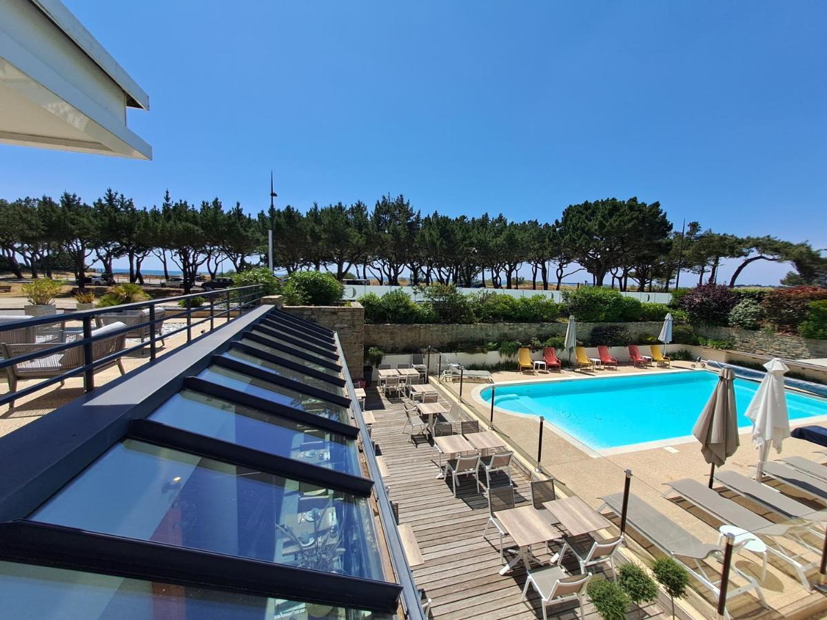Le Churchill Hotel & Spa Carnac Exterior foto