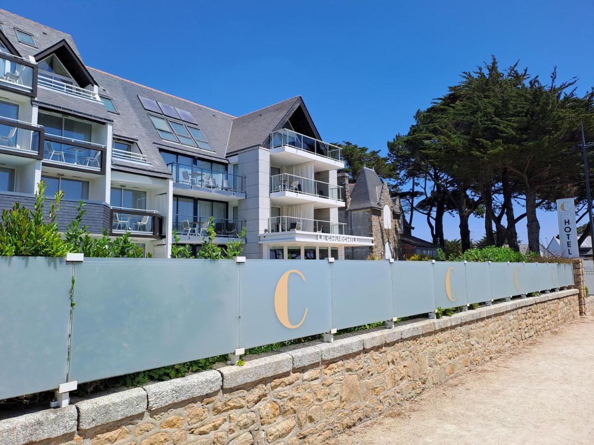 Le Churchill Hotel & Spa Carnac Exterior foto