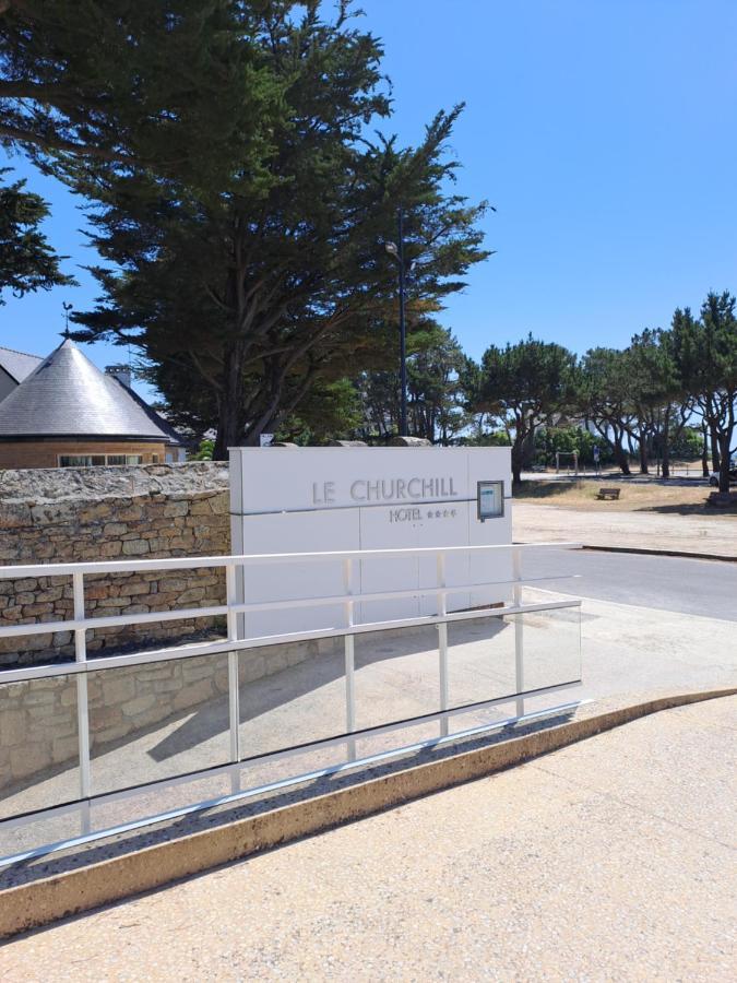 Le Churchill Hotel & Spa Carnac Exterior foto