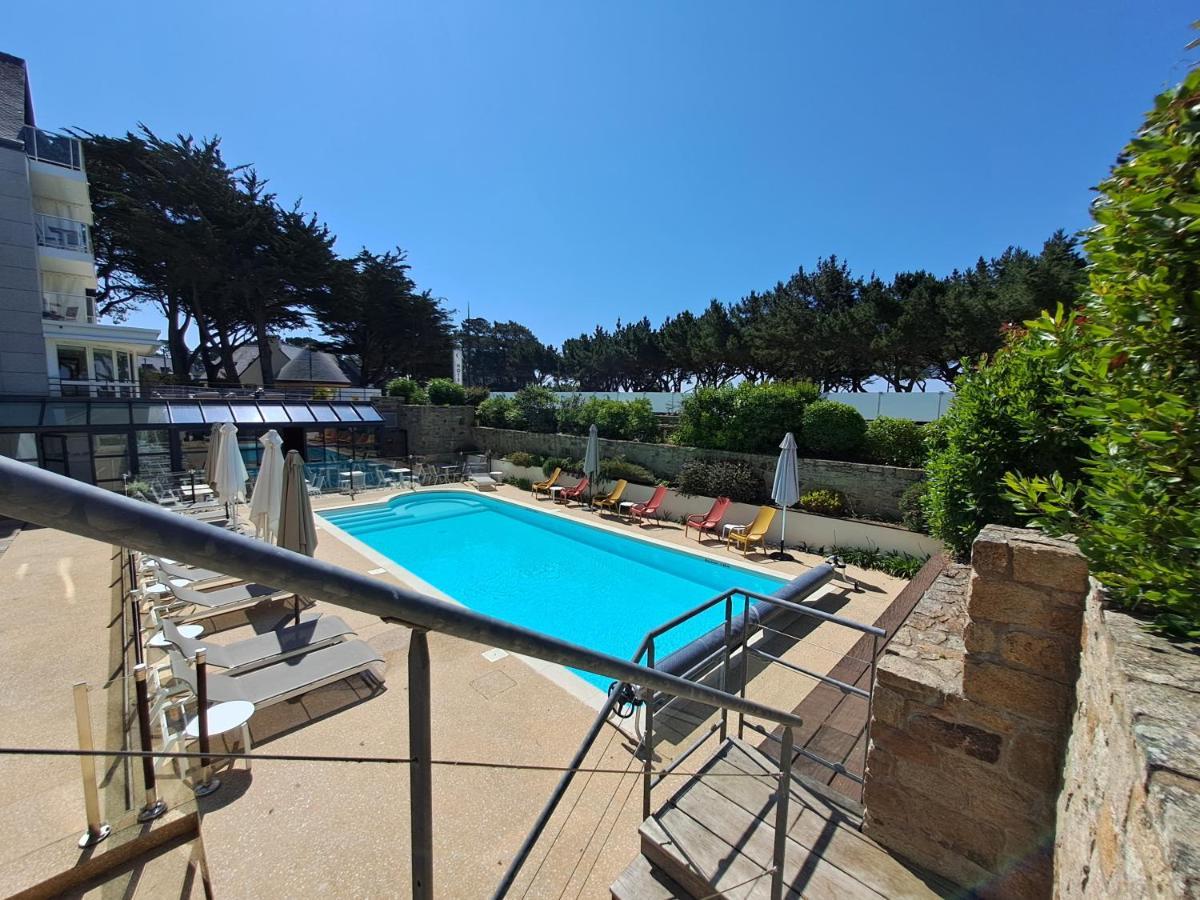 Le Churchill Hotel & Spa Carnac Exterior foto